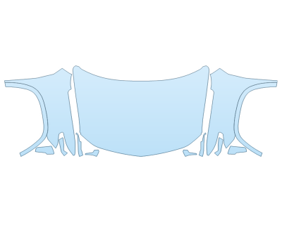 PAINT PROTECTION KIT - 2024 CHEVROLET TRAVERSE LT FULL HOOD FENDERS MIRRORS  - (WRAPPED EDGES) - PRECUT PPF CLEAR BRA WRAP