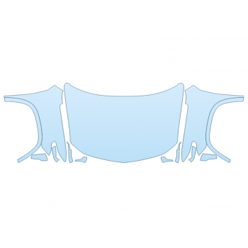 PAINT PROTECTION KIT - 2024 CHEVROLET TRAVERSE PREMIER FULL HOOD FENDERS MIRRORS  - (WRAPPED EDGES) - PRECUT PPF CLEAR BRA WRAP