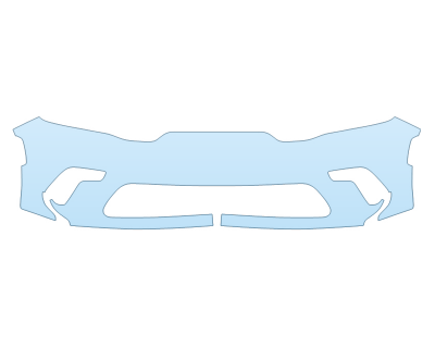 PAINT PROTECTION KIT - 2024 DODGE DURANGO R/T BUMPER - PRECUT PPF CLEAR BRA WRAP