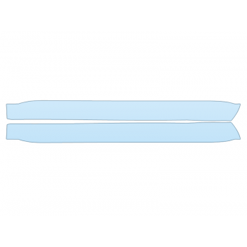 Precut PPF Kit – Clear Bra Paint Protection Film PAINT PROTECTION KIT - 2024 DODGE DURANGO RT DOOR SPLASH - PRECUT PPF CLEAR BRA WRAP