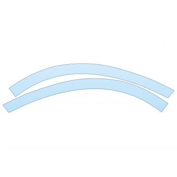 PAINT PROTECTION KIT - 2024 DODGE DURANGO RT FENDER FLARES - PRECUT PPF CLEAR BRA WRAP