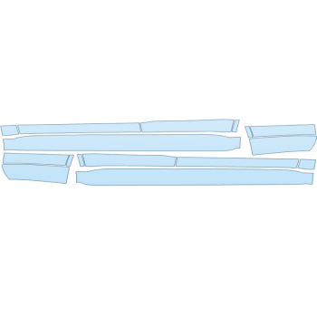 PAINT PROTECTION KIT - 2024 DODGE DURANGO RT ROCKERS - PRECUT PPF CLEAR BRA WRAP