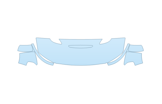 Precut PPF Kit – Clear Bra Paint Protection Film PAINT PROTECTION KIT - 2027 DODGE DURANGO SRT HOOD FENDERS MIRRORS 24 INCH - (WRAPPED EDGES) - PRECUT PPF CLEAR BRA WRAP
