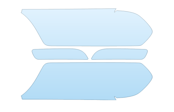 PAINT PROTECTION KIT - 2027 DODGE DURANGO SRT HEADLIGHTS - FOGLIGHTS - PRECUT PPF CLEAR BRA WRAP