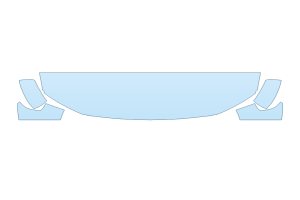 2027 DODGE DURANGO SXT HOOD FENDERS MIRRORS 18 INCH - (WRAPPED EDGES)