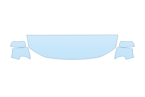 2027 DODGE DURANGO SXT HOOD FENDERS MIRRORS 24 INCH - (WRAPPED EDGES)