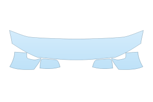 2027 DODGE DURANGO SXT HOOD FENDER MIRROR (WRAPPED EDGES)