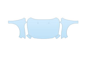 2027 DODGE DURANGO SXT FULL HOOD FENDERS MIRRORS - (WRAPPED EDGES)