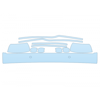PAINT PROTECTION KIT - 2024 DODGE DURANGO SXT REAR BUMPER - MIRRORS - DOOR CUPS - DOOR EDGES - PRECUT PPF CLEAR BRA WRAP