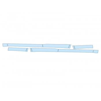PAINT PROTECTION KIT - 2024 DODGE DURANGO SXT ROCKERS - PRECUT PPF CLEAR BRA WRAP