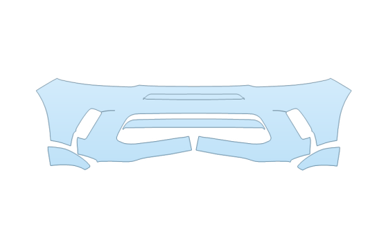 PAINT PROTECTION KIT - 2027 DODGE HORNET GT BUMPER - PRECUT PPF CLEAR BRA WRAP