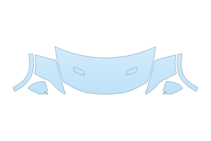 2027 DODGE HORNET GT HOOD FENDERS MIRRORS 30 INCH - (WRAPPED EDGES)