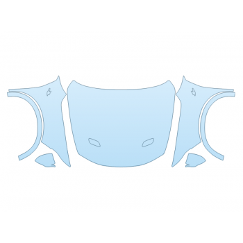 Precut PPF Kit – Clear Bra Paint Protection Film PAINT PROTECTION KIT - 2025 DODGE HORNET GT PLUS FULL HOOD FENDERS MIRRORS - (WRAPPED EDGES) - PRECUT PPF CLEAR BRA WRAP