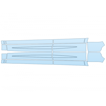 PAINT PROTECTION KIT - 2024 DODGE HORNET GT PLUS ROCKERS - PRECUT PPF CLEAR BRA WRAP