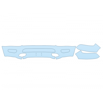 PAINT PROTECTION KIT - 2024 DODGE RAM 1500 SPORT BUMPER (MULTI PIECE) - PRECUT PPF CLEAR BRA WRAP