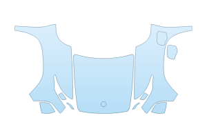 2025 FISKER OCEAN EXTREME FULL HOOD FENDERS MIRRORS - (WRAPPED EDGES)