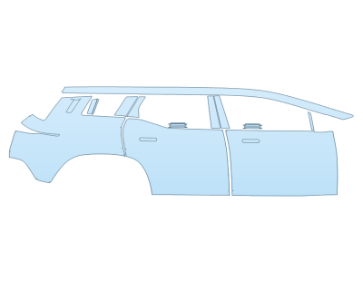 PAINT PROTECTION KIT - 2024 FISKER OCEAN EXTREME PASSENGER SIDE - PRECUT PPF CLEAR BRA WRAP
