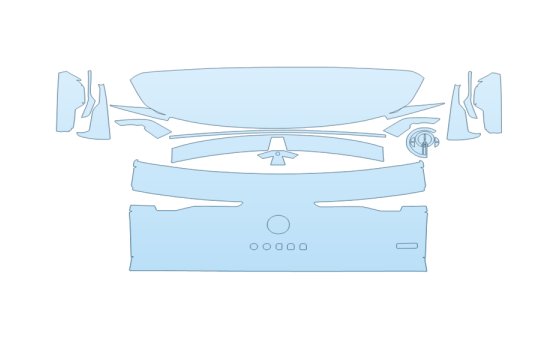 Precut PPF Kit – Clear Bra Paint Protection Film PAINT PROTECTION KIT - 2025 FISKER OCEAN EXTREME TAILGATE KIT - PRECUT PPF CLEAR BRA WRAP