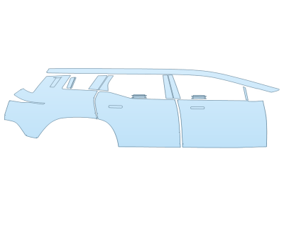 PAINT PROTECTION KIT - 2024 FISKER OCEAN SPORT PASSENGER SIDE - PRECUT PPF CLEAR BRA WRAP