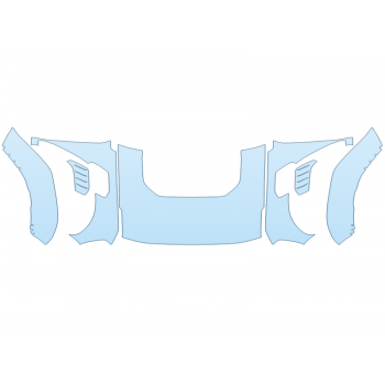PAINT PROTECTION KIT - 2024 FORD BRONCO RAPTOR FULL HOOD FENDERS MIRRORS - PRECUT PPF CLEAR BRA WRAP