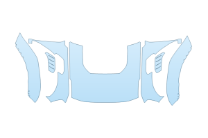 2027 FORD BRONCO RAPTOR FULL HOOD FENDERS MIRRORS - (WRAPPED EDGES)