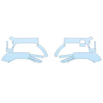 PAINT PROTECTION KIT - 2024 FORD BRONCO RAPTOR REAR FULL FENDERS - PRECUT PPF CLEAR BRA WRAP