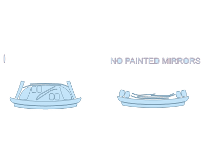 2024 FORD ESCAPE PLATINUM MIRRORS - DOOR CUPS - DOOR EDGES