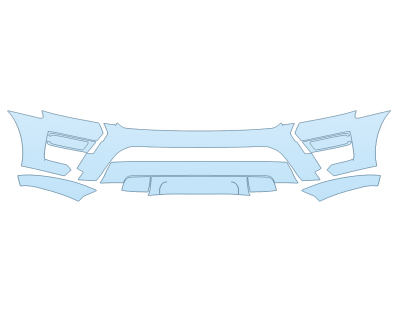 PAINT PROTECTION KIT - 2024 FORD EXPEDITION LIMITED MAX BUMPER - PRECUT PPF CLEAR BRA WRAP
