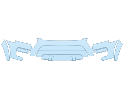 PAINT PROTECTION KIT - 2024 FORD EXPEDITION LIMITED MAX BUMPER (MULTI PIECE) - PRECUT PPF CLEAR BRA WRAP