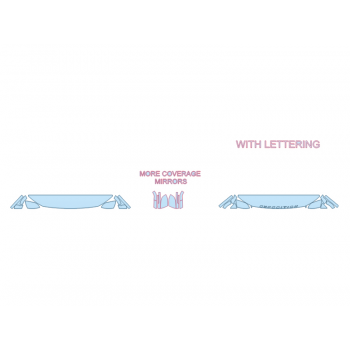 PAINT PROTECTION KIT - 2024 FORD EXPEDITION XL STX HOOD FENDERS MIRRORS 12 INCH - - PRECUT PPF CLEAR BRA WRAP