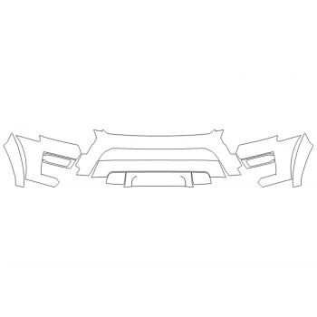 2024 FORD EXPEDITION XLT MAX BUMPER (MULTI PIECE)