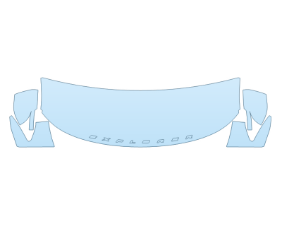 PAINT PROTECTION KIT - 2024 FORD EXPLORER ST-LINE HOOD FENDERS MIRRORS 24 INCH - (WRAPPED EDGES) - PRECUT PPF CLEAR BRA WRAP