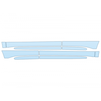 PAINT PROTECTION KIT - 2024 FORD EXPLORER ST-LINE ROCKERS - PRECUT PPF CLEAR BRA WRAP