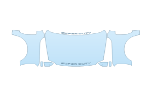 2027 FORD F-250 SUPER DUTY PLATINUM FULL HOOD FENDERS MIRRORS