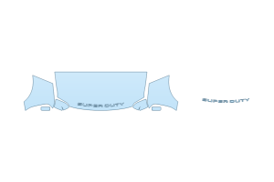 2027 FORD F-350 SUPER DUTY LARIAT HOOD FENDERS MIRRORS 30 INCH -