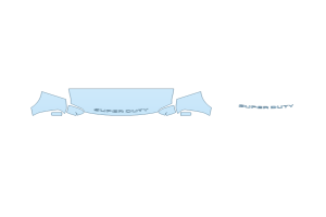 2027 FORD F-350 SUPER DUTY XL HOOD FENDERS MIRRORS 24 INCH -