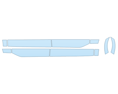 PAINT PROTECTION KIT - 2024 FORD MAVERICK TREMOR ROCKERS - PRECUT PPF CLEAR BRA WRAP