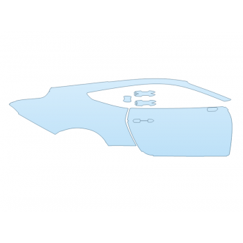 Precut PPF Kit – Clear Bra Paint Protection Film PAINT PROTECTION KIT - 2024 FORD MUSTANG DARK HORSE PASSENGER SIDE - PRECUT PPF CLEAR BRA WRAP