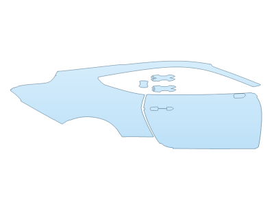 PAINT PROTECTION KIT - 2025 FORD MUSTANG DARK HORSE PASSENGER SIDE - PRECUT PPF CLEAR BRA WRAP