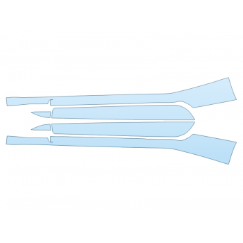 PAINT PROTECTION KIT - 2024 FORD MUSTANG DARK HORSE ROCKERS - PRECUT PPF CLEAR BRA WRAP