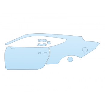 PAINT PROTECTION KIT - 2025 FORD MUSTANG DARK HORSE PREMIUM DRIVER SIDE - PRECUT PPF CLEAR BRA WRAP