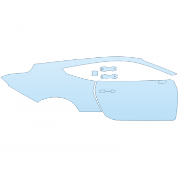 PAINT PROTECTION KIT - 2025 FORD MUSTANG DARK HORSE PREMIUM PASSENGER SIDE - PRECUT PPF CLEAR BRA WRAP
