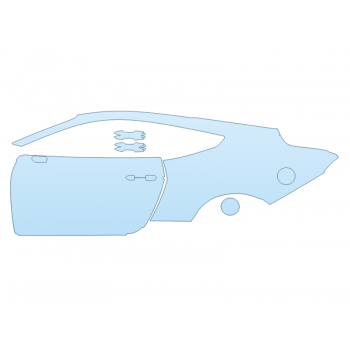 PAINT PROTECTION KIT - 2024 FORD MUSTANG ECOBOOST DRIVER SIDE - PRECUT PPF CLEAR BRA WRAP