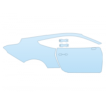 PAINT PROTECTION KIT - 2025 FORD MUSTANG ECOBOOST PASSENGER SIDE - PRECUT PPF CLEAR BRA WRAP