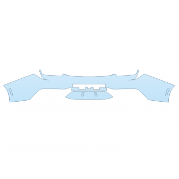 PAINT PROTECTION KIT - 2025 FORD MUSTANG ECOBOOST PREMIUM REAR BUMPER - PRECUT PPF CLEAR BRA WRAP