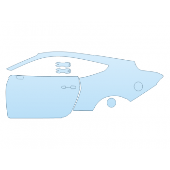 PAINT PROTECTION KIT - 2025 FORD MUSTANG ECOBOOST PREMIUM DRIVER SIDE - PRECUT PPF CLEAR BRA WRAP