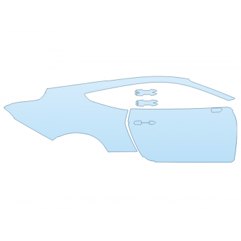 PAINT PROTECTION KIT - 2024 FORD MUSTANG GT PASSENGER SIDE - PRECUT PPF CLEAR BRA WRAP