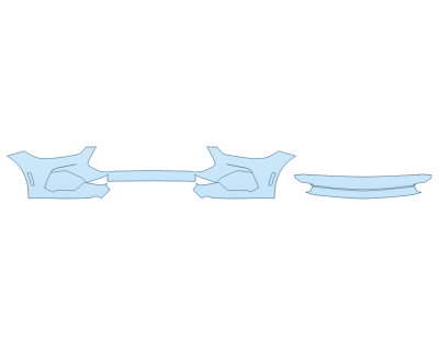 2024 FORD MUSTANG GT PREMIUM BUMPER (MULTI PIECE)