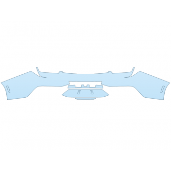 PAINT PROTECTION KIT - 2024 FORD MUSTANG GT PREMIUM REAR BUMPER - PRECUT PPF CLEAR BRA WRAP
