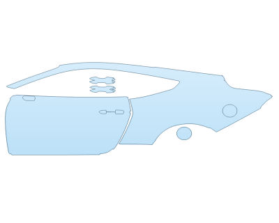 PAINT PROTECTION KIT - 2024 FORD MUSTANG GT PREMIUM DRIVER SIDE - PRECUT PPF CLEAR BRA WRAP